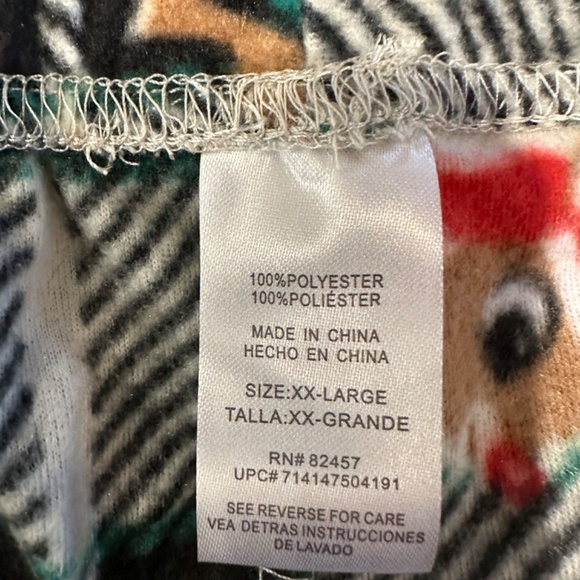 🎄🎄❤️Rudolph!!!  NWT Pajamas top and bottoms are fleece - NEW WITH TAGS!!🎄🎄 - Picture 2 of 9